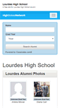 Mobile Screenshot of lourdeshighschool.org